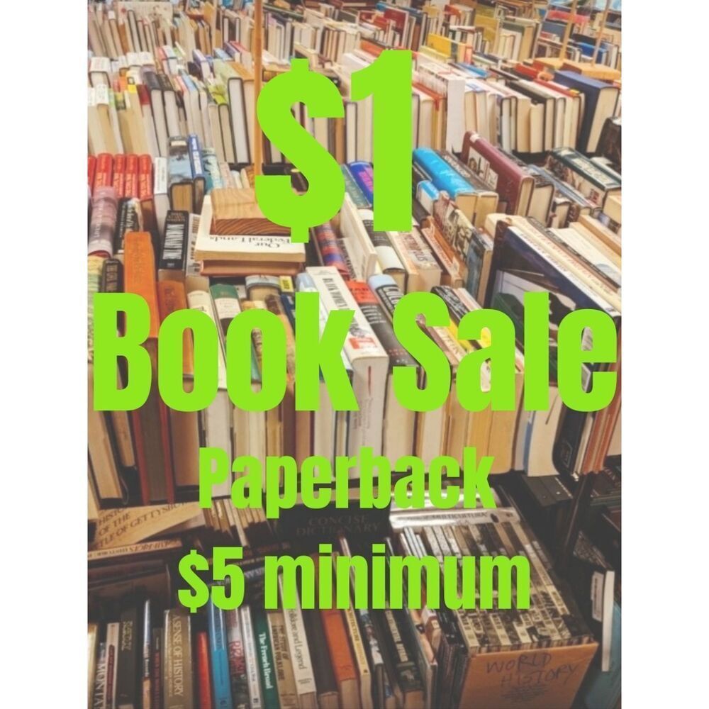 $1 Paperback Book Sale - $5 Minimum
